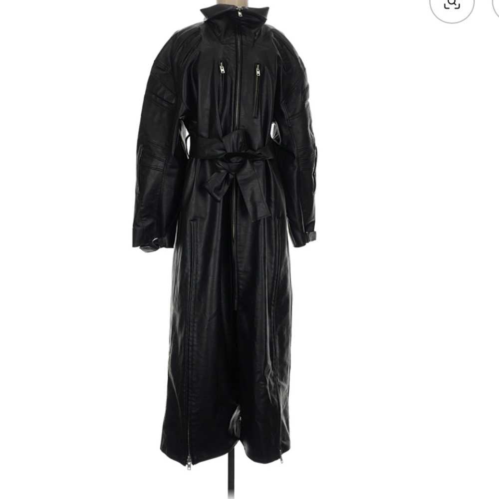 Faux Leather Trench by Khy x Namilla - Picture 3 of 5